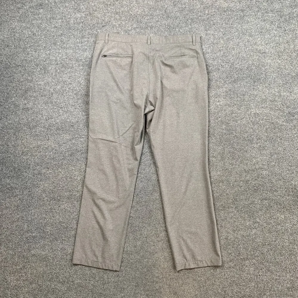 Johnston & Murphy Pants Mens 36 Grey XC4 Golf Performance Lightweight Golf Chino
